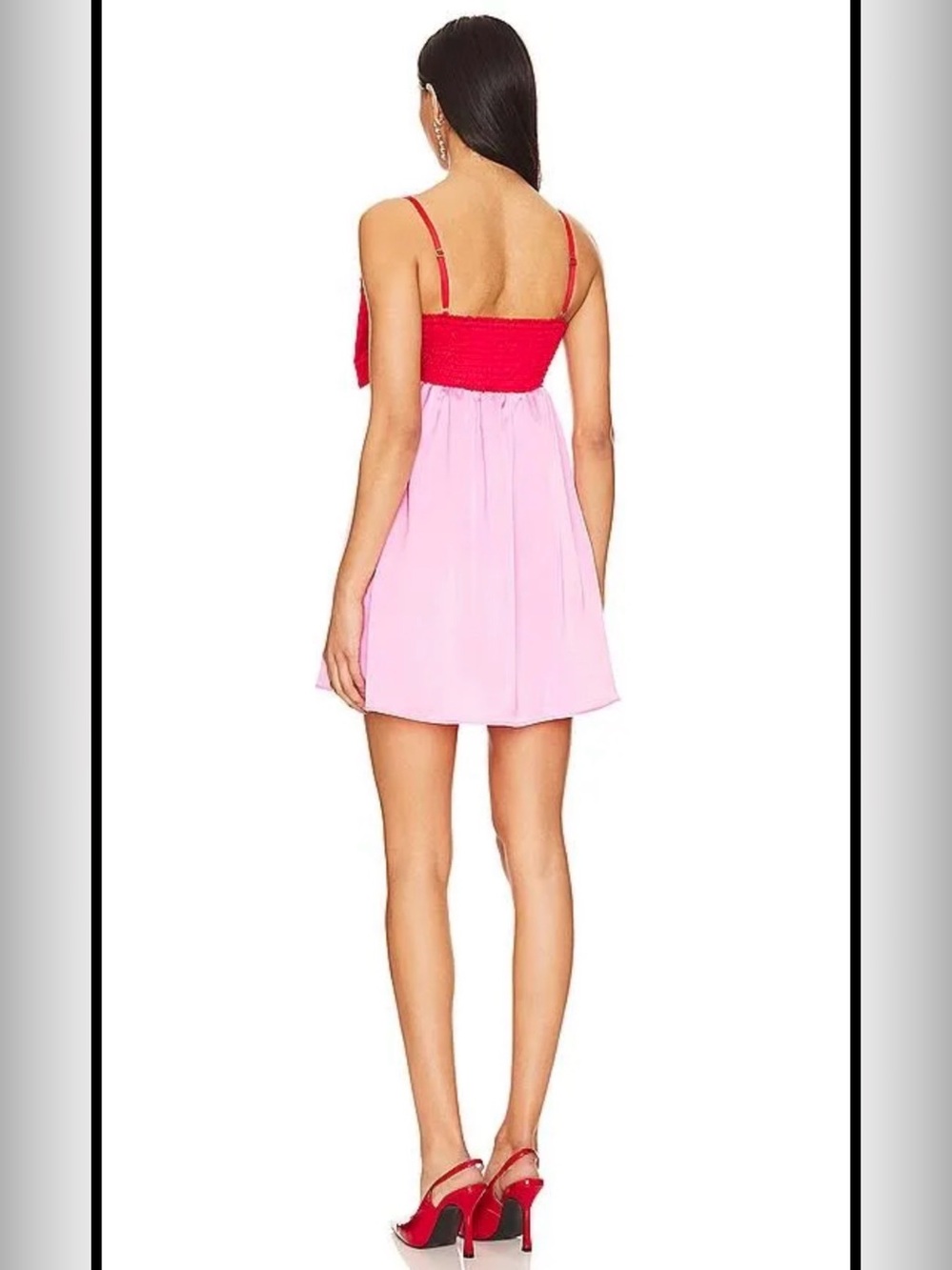 Show Me Your Mumu Best Bow Mini Dress Sz M - Picture 6 of 8
